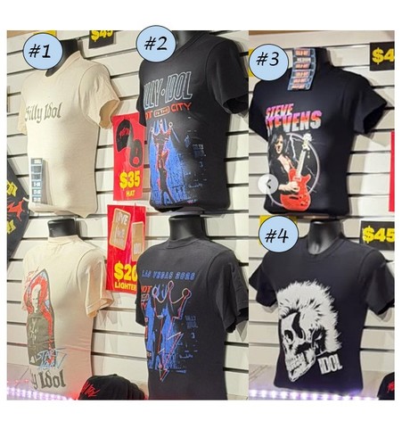Billy idol concert shirt - billy,